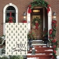 thumbnail image 2 of Watercolor Christmas Tree Merry Christmas Garden Flag 12x18 Inch Double Sided Outside, Festive Holiday Yard Outdoor Decorative Flag, 2 of 7