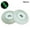 Green, variant on 2Pcs 80/76/72mm In-line Speed Skate Skating LED Light Flashing Roller Wheels-White,76mm