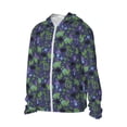 thumbnail image 2 of Rocae Magic Toads in Hats Print Breathable Sun Protection Hoodie Quick-Dry Lightweight Long Sleeve Hoodie Unisex Running Sports Shirt 3X-Large, 2 of 9