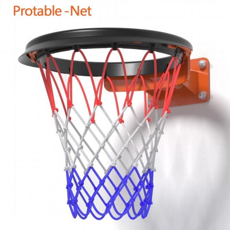 CEORPER Outdoor Basketball Net Heavy Duty Basketball Netting Hoop PU Basketball Frame