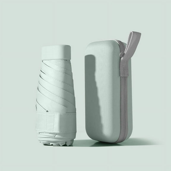 Sun Umbrella Portable Pocket Capsule Umbrella Sun-Proof Umbrella for Both Rain and Shine B