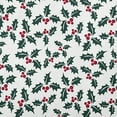 thumbnail image 2 of 16" x 16" Simply Daisy Holly Bush Polyester Accent Pillow, Christmas Green Qty 1, 2 of 3