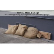 Sandbaggy Burlap Sand Bag, Brown, 50 Count