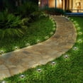 thumbnail image 4 of SIYTUAU Solar Garden Lights Outdoor Home Lawn Lights Set Abs Solar Panel Multiple Warm Light Fixtures Pathway Markers For Garden Decor Black black, 4 of 9
