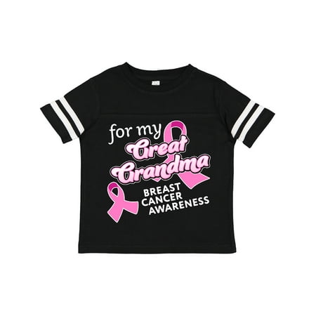 

Inktastic For My Great Grandma-Breast Cancer Awareness Gift Toddler Boy or Toddler Girl T-Shirt