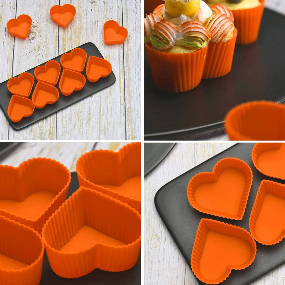 Cupcake Liners Mini Cupcake Silicone Mold Silicone Baking Cups Non