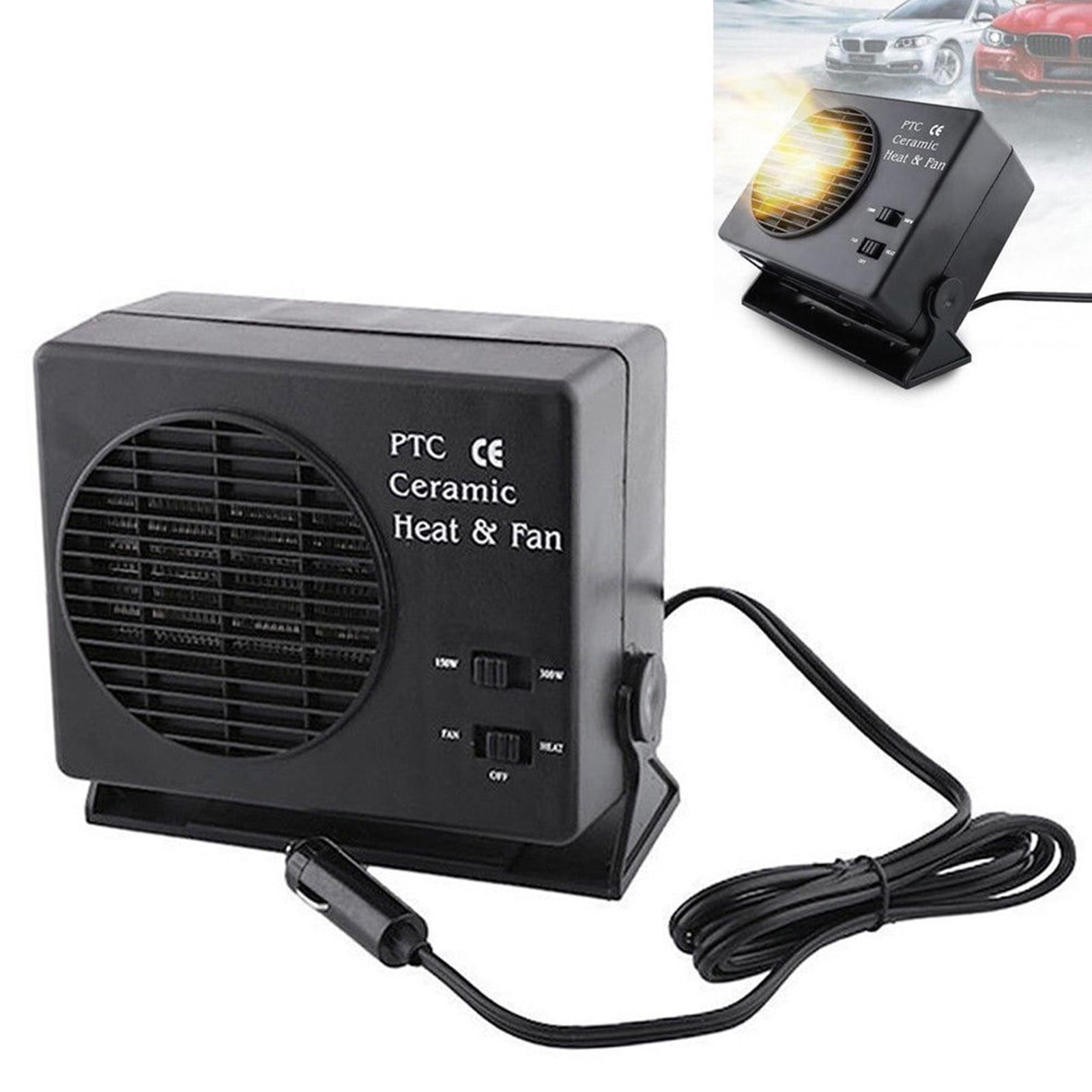 Vehicle Car Heater Fan 12V Portable Electric Windscreen Demister
