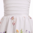 thumbnail image 6 of Flower Girl Dress Elegant Thin Strap Tulle Skirt Princess Gown Perfect for Weddings Birthdays and Special Occasions White-8Y, 6 of 8