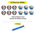 thumbnail image 6 of Xcello Sports Soccer Ball Size 5, Soccer Sports Ball with Pump, Ideal for Youth Soccer Ball Players, Multicolor, Size 5, Pack of 12, 6 of 8