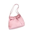 thumbnail image 4 of Bolso de hombro Yuyangstore moderno con decoración de lazo de cuero PU Rosa, 4 of 8