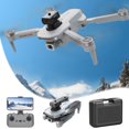 thumbnail image 1 of Dron con cámara 4K para adultos, motor sin escobillas, cámara 1080P, 2.4G WIFI FPV RC Quadcopter con modo sin cabeza, sígueme, retención de altitud, juguetes para evitar obstáculos, regalos, 1 of 6