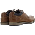 thumbnail image 3 of Izod Men's Casual Lace Up Shoe - Dark Tan Size 11.5, 3 of 4