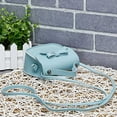 thumbnail image 3 of Baby Girls Soft PU Leather Mini Messenger Bag Lovely Bow-knot Candy Handbags Purse Shoulder Bags for Child Girls, Sky Blue, 3-10Y, 3 of 4