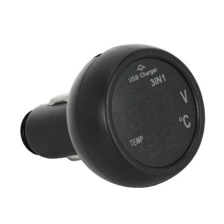 

Digital Thermometer Protable USB Car With ABS Material For Monitor And Charging