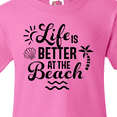 thumbnail image 4 of Inktastic Life is Better at the Beach with Sunshine Seashell and Palm Trees Youth T-Shirt, 4 of 5