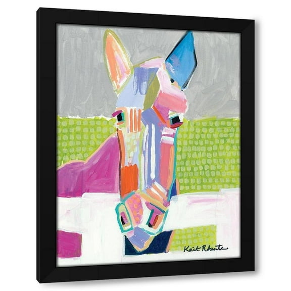Kait Roberts 12x14 Black Modern Wood Framed Wall Art Titled - Darlin