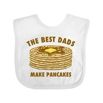 Inktastic Best Dads Make Pancakes Boys or Girls Baby Bib