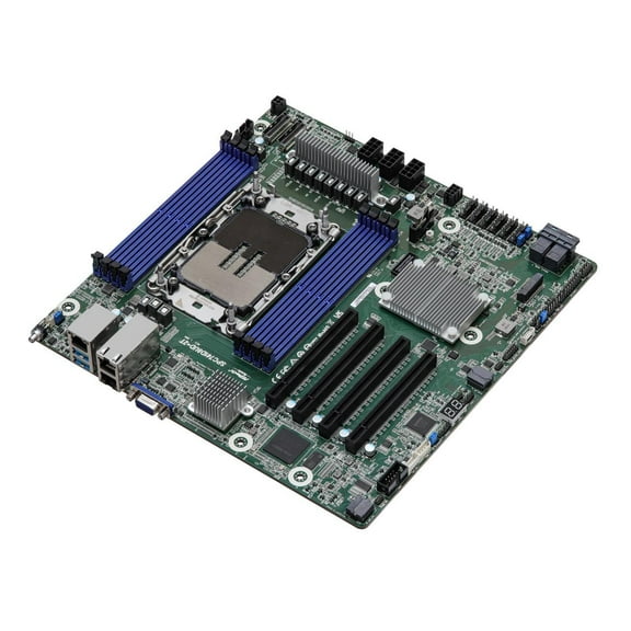 ASRock Rack SPC741D8UD-2T/X550 Deep Micro-ATX Server Motherboard Single Socket 4th Gen Intel® Xeon® Scalable Processors (LGA 4677) C741 4 PCIe gen5 Dual 10G Lan