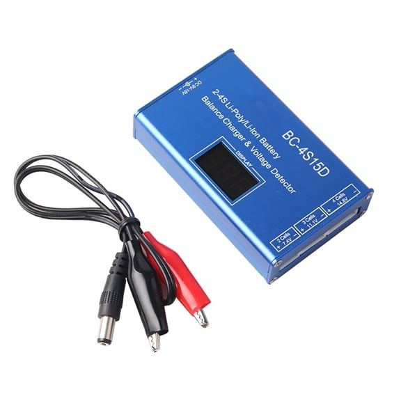 BC-4S15D Lithium Battery Balance Lipo Charger Voltage Display Detector 1500mA