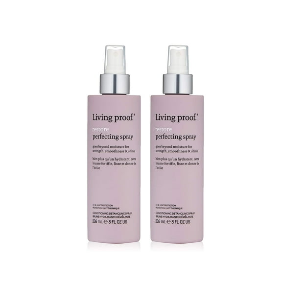 Living Proof Restore Perfecting Spray, 8 oz Pack of 2