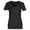 Black, variant on Girls Solid Color Short Sleeve Ribbed V Neck T Shirt Comfortable Casual Tops for Big Kids and Tweens Soft Breathable Daily Wear Size:11-12 Years