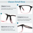 thumbnail image 3 of Cyxus Gafas para Mujer/Hombres Filtro de Luz Azul Anti Tensión de Oojos Lentes para Computadora (Degradado) Cyxus  Style, 3 of 8