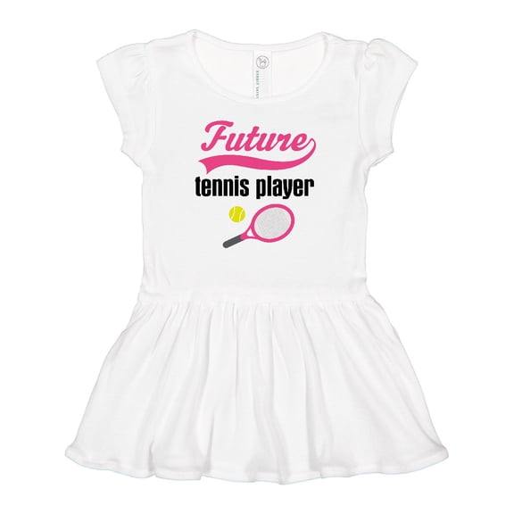 Inktastic Future Tennis Player Baby Girl Girls Baby Dress
