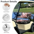 thumbnail image 6 of Yuyamidu 2 Pack Universal Golf Cart Seat Cover USA Flag Backrest Seat Cushion Cover for Club Car Soft Breathable Fabric Golf Cart Seat Protector Decoration, 6 of 7
