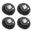 thumbnail image 1 of 4Pcs Toilet Flush Seal, Perfect Flush Membrane Express Repair, Flush Valve Diaphragm for Toilet Cistern Flush Maintenance, 1 of 5