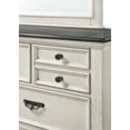 thumbnail image 4 of 4Pc Sawyer Beige/Black Bedroom Dresser Mirror Nightstand Set Wooden Furniture, 4 of 7