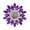 Dark Purple, variant on Women Flower Brooch Crystal Rhinestone Jewelry for Wedding Party Gift