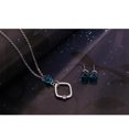 thumbnail image 4 of Genérico Collar Pendientes Colgante Cristal Cristal Aleación de zinc Plata 1 Juego Zulema pulseras, 4 of 8