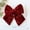 Wine, variant on 3Pcs Christmas Velvet Bows 9.84Inch Sequin Fabric Christmas Wreath Bow Glittering Bowknot Holiday Ornaments for Xmas Tree Garland DIY Craft Wrapping Decoration