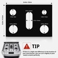 thumbnail image 2 of 2 Pack Stove Covers, Gas Range Protectors for Samsung Gas Range Stove Cover Reusable Stove Top Covers for Samsung Gas Burners, Oven Liners Mat Gas Range Protectors Covers Non-Stick Washable, 2 of 4