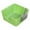green, variant on Esquirla Cat Litter Box Large Space Smooth Portable U Shape Lowered Front for Indoor Cats coffee