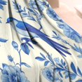 thumbnail image 3 of Blue Pioneer Flower and Bird Blanket,Comfortable Soft Flannel Throw Blanket,All Season,Warm Lightweight Blankets for Sofa Bed Couch Living Room Chair,30"x40"(80x100cm), 3 of 4