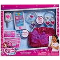 thumbnail image 3 of Toys R Us Dream Dazzlers Club Glam on The Go Playset ~ Includes One Pink Sequin Purse & 9+ Pieces of Accessories, 3 of 5