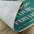 thumbnail image 5 of Ambesonne Saying Place Mats Set of 4, Retro Poster, Standard Size, Jade Green Tan, 5 of 6