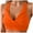 A121-Orange, variant on Women Retro 50s Plaid Pattern Halter Bikini Top Only Padded Swimsuits Tops Vintage Bathing Suit Top No Bottom Dark Blue,M