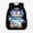 Astronaut Penguin Design, variant on Rabbit Floral Book Bag for Toddler, Polyester Shoulder Straps Kid Universal Daily Backpack for Kindergarten School