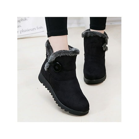 

Audeban Womens Snow Boots Warm Ankle Booties Comfortable Outdoor Winter Warm Shoes