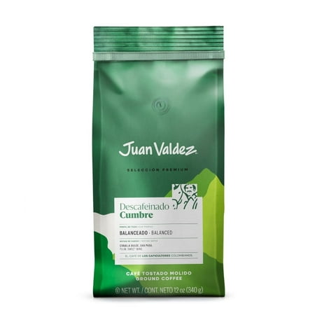 Juan Valdez Cumbre Decaf Ground Coffee 12oz