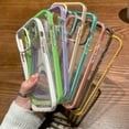 thumbnail image 5 of Compatible with iPhone Case,Cute Bumper Frame Drop Protection Not Yellowing Clear Soft Shockproof Cover Phone Case (White,iPhone 13), 5 of 8