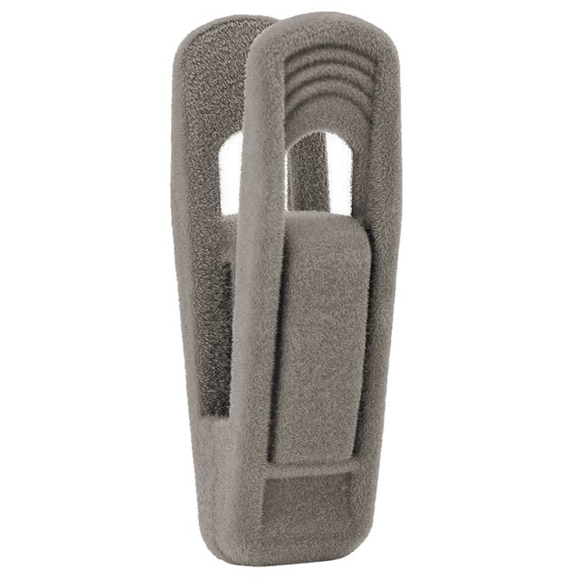 Ficarrico Accesorios de acabado de perchero de plástico antideslizante, clips especiales para secar ropa