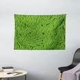 thumbnail image 1 of Green Tapestry, Hand Drawn Style Grass Pattern Abstract Simplistic Environmental Growth Eco, Wall Hanging for Bedroom Living Room Dorm Decor, 60W X 40L Inches, Lime Green Emerald, by Ambesonne, 1 of 2