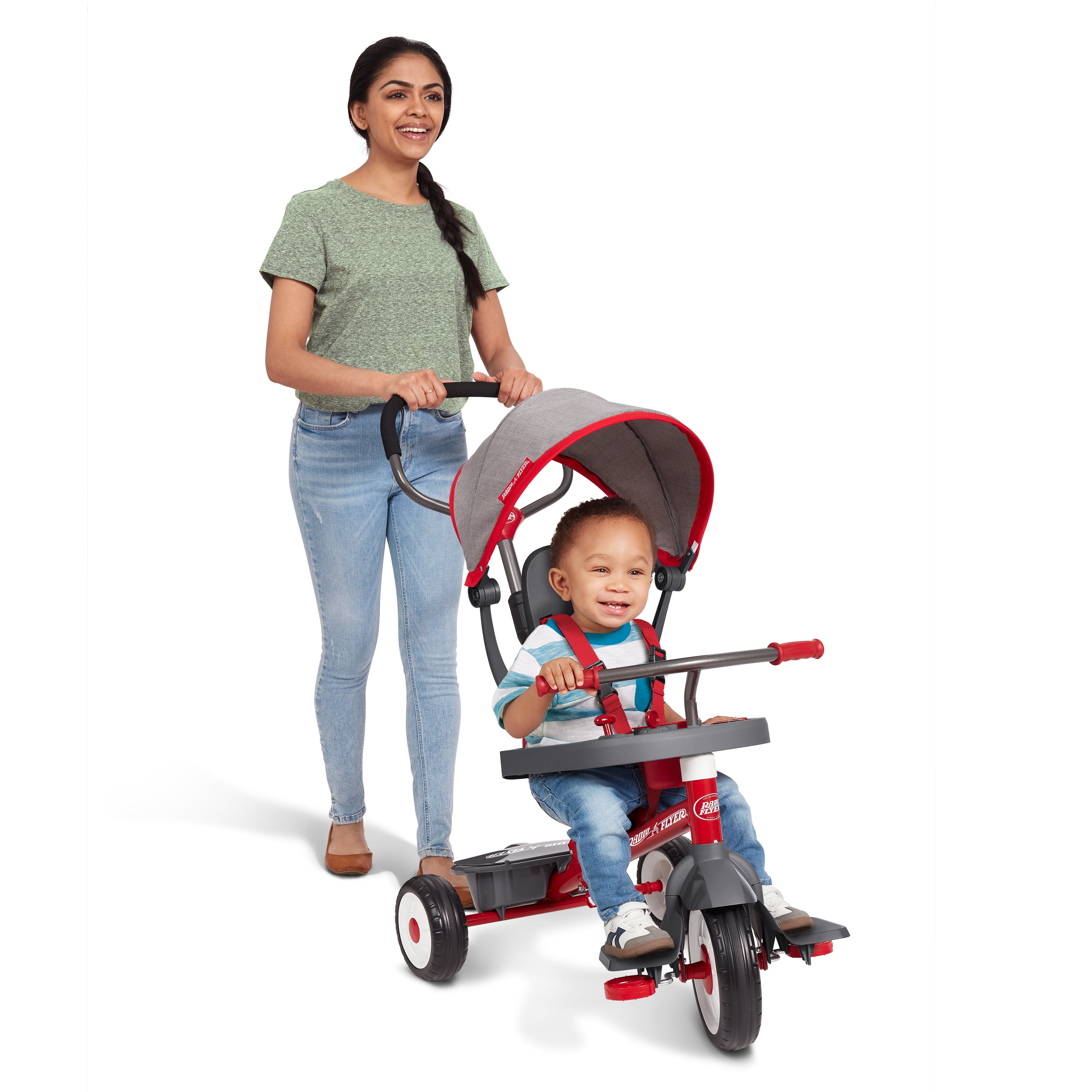 radio flyer steer n stroll trike