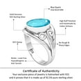 thumbnail image 6 of Blue Quartz Women Jewelry 925 Sterling Silver Ring, 6 of 9