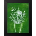 thumbnail image 2 of Loco, Filippo 11x14 Black Modern Framed Museum Art Print Titled - Emerald Bouquet, 2 of 5