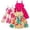 b-486Multicolour244, variant on MEZZALL 3-Pack Baby Girls Summer Sleeveless Floral Print Fashionable Toddler Dresses Square Collar Spaghetti Strap Adorable Sundress