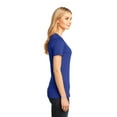 thumbnail image 3 of District - Women's Perfect Weight V-Neck Tee. DM1170L - XS Deep Royal, 3 of 6